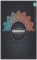 alphabetical tabbed notebook