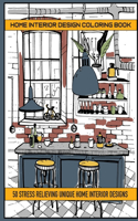 Home Interior Design Coloring Book