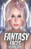 Fantasy Faces Coloring Book