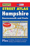 Philip's Street Atlas Hampshire, Bournemouth and Poole: Pocket Edition