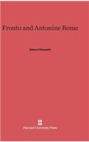 Fronto and Antonine Rome