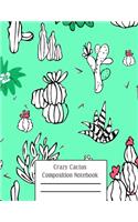 Crazy Cactus Compositon Notebook