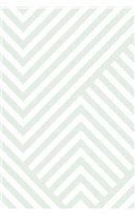 Abstract Striped Geometric Notebook