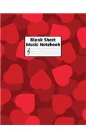 Blank Sheet Music Notebook