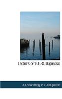 Letters of P.F.-X. Duplessis