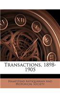 Transactions, 1898-1905