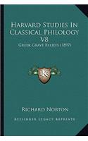 Harvard Studies In Classical Philology V8