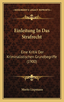 Einleitung In Das Strafrecht