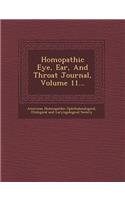 Homopathic Eye, Ear, and Throat Journal, Volume 11...