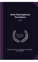 State Clearinghouse Procedures