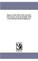 Report on the effects of the seawater and exposure upon the ironpile shafts of the BrandywineShoal lighthouse.