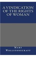 Vindication of the Rights of Woman