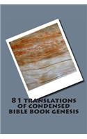 81 translations of condensed bible book genesis
