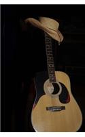 Acoustic Guitar and Straw Cowboy Hat Journal