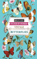 Brain Games - Sticker by Number - Vintage: Butterflies