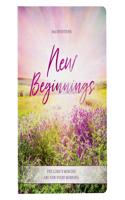 Devotional New Beginnings Pink Floral Softcover Feb.