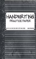 Handwriting Practice Paper: Dotted Mid-lines Uppercase and Lowercase Writing Sheets Notebook For Kids (Kindergarten To 3rd Grade Students)