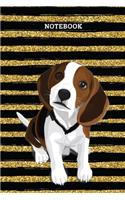 Notebook: Realistic Beagle Blank Lined Journal To Write In For Notes, Ideas, Diary, To-Do Lists, Notepad - Beagle Gifts For Beagle Owners And Beagle Lovers - 