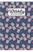 Weekly Meal Planner: Meal Planning Journal Notebook with Grocery Shopping List for the Week - Tea Tags