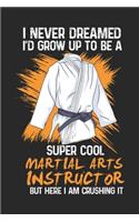 Funny Martial Arts Instructor: 120 Pages I 6x9 I Lined