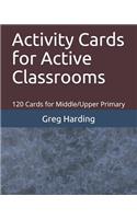Activity Cards for Active Classrooms