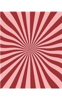 Red Composition Notebook: Wide Ruled Notebook Lined School Journal - 110 Pages - 7.5 x 9.25" - Children Kids Girls Boys Teens Women Wide Ruled School Composition Books