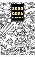 2020 Goal Planner: 2019-2020 Weekly Planner and Organizer Book for Soccer/Football Lovers & Fans - 6 x 9 Dated Agenda - Blank Graph Paper - September 2019 - December 2(3 Soccer Lovers)