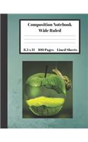 Composition Notebook Wide Ruled Lined Sheets