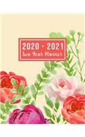 2020-2021 Two Year Planner: 2020-2021 monthly planner full size - 24-Month Planner & Calendar Size: 8.5" x 11" ( Jan 2020 - Dec 2021). Two Year Personalized Planner & Appointme(13 2 Year Monthly Planner 2020-2021)