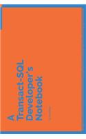 A Transact-SQL Developer's Notebook: 150 Dotted Grid Pages customized for Transact-SQL Programmers and Developers with individually Numbered Pages. Notebook with Vibrant Colour Softcove(233 A Dev NB Blue and Orange)