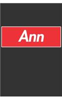 Ann: Ann Planner Calendar Notebook Journal, Personal Named Firstname Or Surname For Someone Called Ann For Christmas Or Birthdays This Makes The Perfect 
