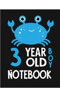 3 Year Old Boy Notebook