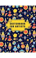 Sketchbook for Artists: Blank Pages, Sketch, Draw and Paint
