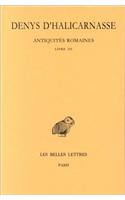 Denys d'Halicarnasse, Antiquites Romaines
