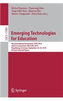 Emerging Technologies for Education