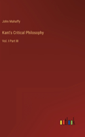 Kant's Critical Philosophy