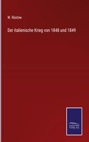 italienische Krieg von 1848 und 1849