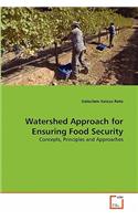 Watershed Approach for Ensuring Food Security