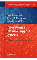 Innovations in Defence Support Systems - 3