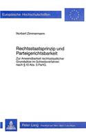Rechtsstaatsprinzip Und Parteigerichtsbarkeit