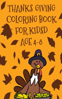 Thanksgiving Coloring Book for Kids