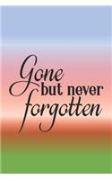Gone But Never Forgotten