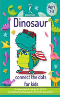 Dinosaur Connect the Dots for Kids Ages 4-8