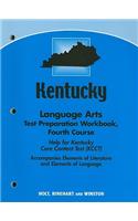 Kentucky Language Arts Test Preparation Workbook, Fourth Course