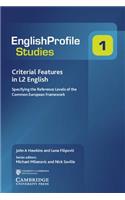 Criterial Features in L2 English