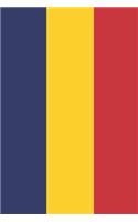 Chad Flag Notebook - Chadian Flag Book - Chad Travel Journal