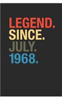 Legend Since July 1968