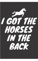 Notebook for car auto mechanic tuner and racer horses