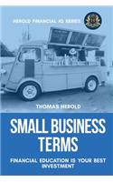 Small Business Terms - Financial Education Is Your Best Investment