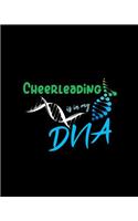 Cheerleading Is In My DNA: Dot Grid Journal, Journaling Diary, Dotted Writing Log, Dot Grid Notebook Sheets to Write Inspirations, Lists, Goals